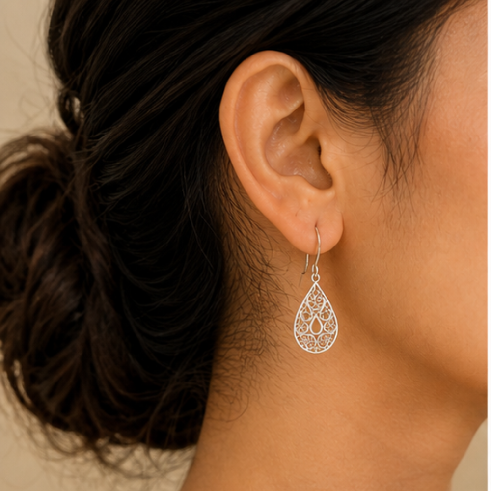 The Filigree Teardrop Heritage Drops