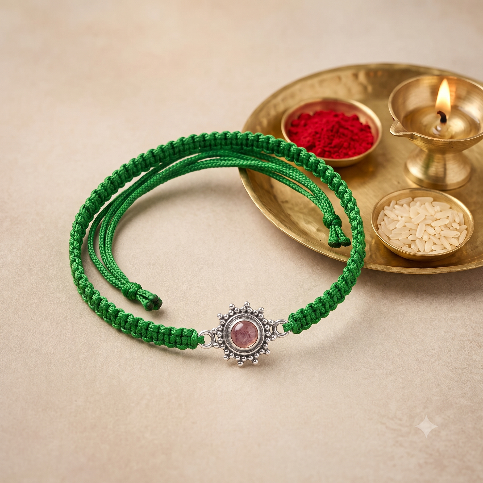 The Kiran Sunburst Rakhi