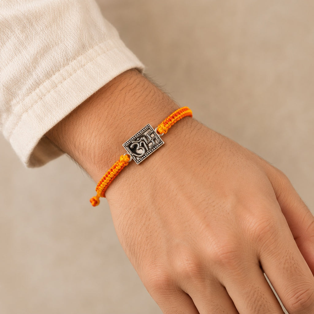 The Mangal Om Swastik Rakhi