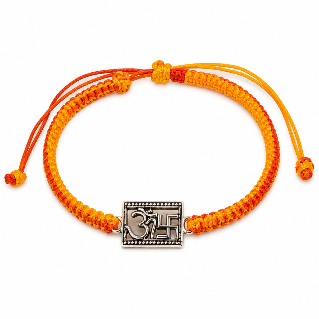 The Mangal Om Swastik Rakhi